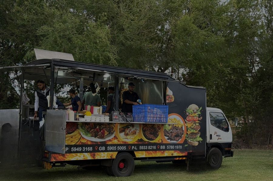 The Tipo Grill Caravan food truck at an event